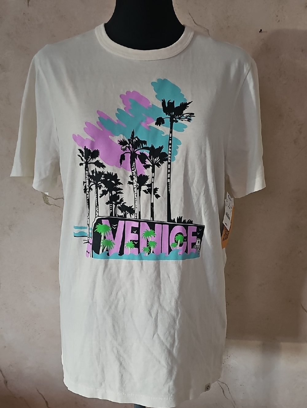 Madewell All Day Short Sleeve Venice Graphics TShirt Women's Size Small NWT